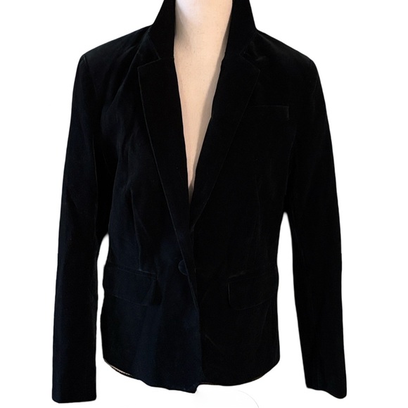 Lucy Paris Black Velvet Blazer Size XS - Picture 2 of 10